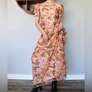 Vintage Floral Dress